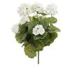 Buchet artificial de garoafe albe, 25 x 25 x 40 cm