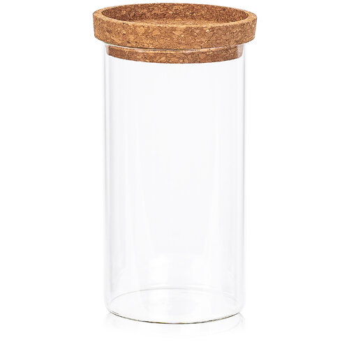 4Home Szklany pojemnik do żywności z pokrywką Cork, 1000 ml