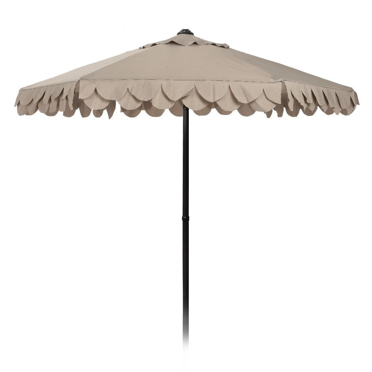 Záhradný slnečník Fringe hnedá, pr. 180 cm