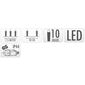 LED-Lichterkette für Außenparty Bulbs, 10 Glühbirnen
