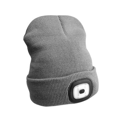 Sixtol Kapa s čelovkou 45 lm, USB, uni, siva