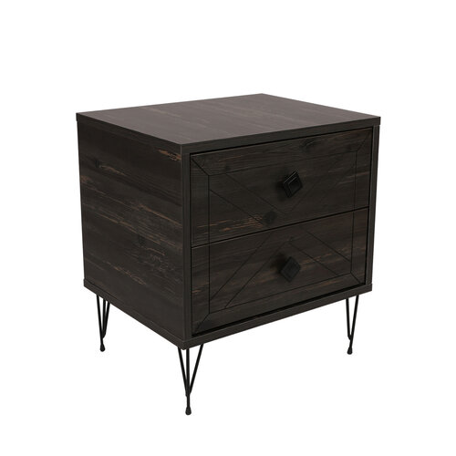 Noční stolek Luna Dark Brown