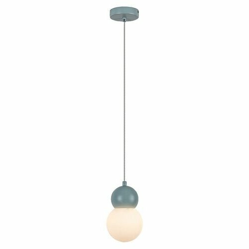 Rabalux 72279 lampa wisząca z metalu i szkła  Gellia, niebieski