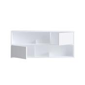 Regal mit Schrank Flora White