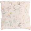 Kissen Blumen Hellbeige, 45 x 45 cm