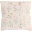 Kissen Blumen Hellbeige, 45 x 45 cm