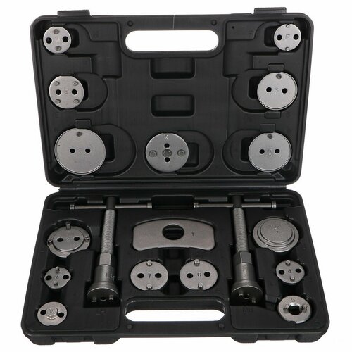 Sixtol fékdugattyú-összenyomó MECHANIC BRAKE SET BLACK 18, 18 db