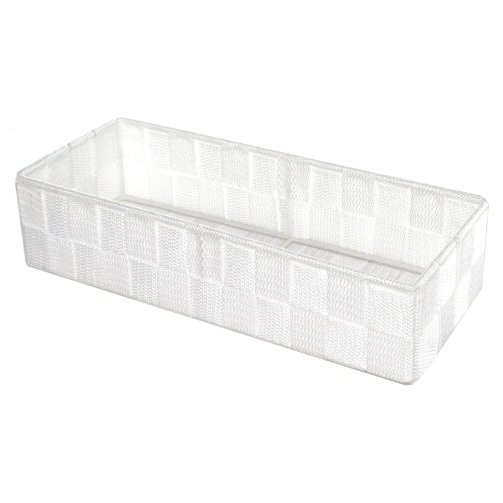 Compactor Úložný organizér do zásuvky Compactor TEX - košík L, 30 x 12 x 7 cm, biely, L