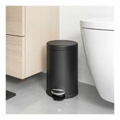 Simplehuman Runder Treteimer 4,5 l, Schwarzschwarz,