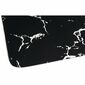 AQUALINE PCD011 Badezimmermatte 50 x 80 cm, Schwarz/Marmor