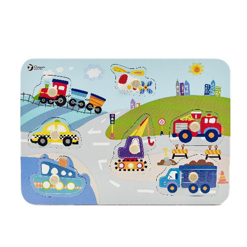 Puzzle Classic world Transport, 8 piese