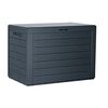 Garten-Aufbewahrungsbox Woodebox Anthrazit, 190 l, 78 cm