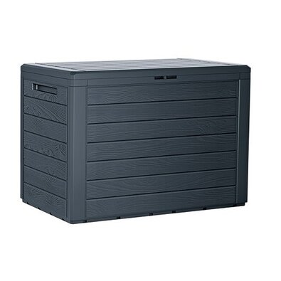 Vrtna shranjevalna škatla Woodebox antracit, 190l, 78 cm