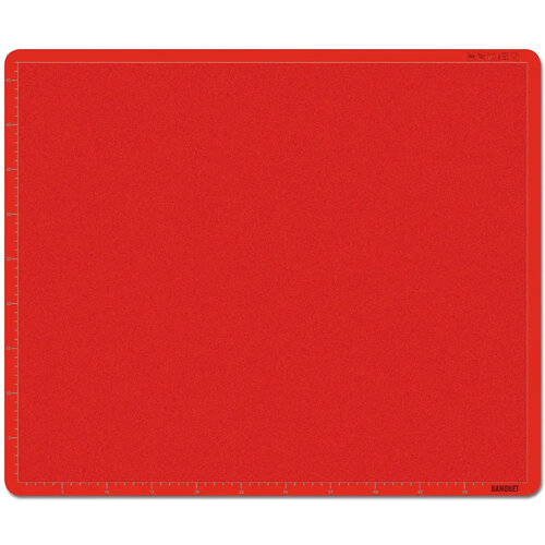 Banquet-Silikonmatte mit Skala Culinaria Red 50 x 40 cm