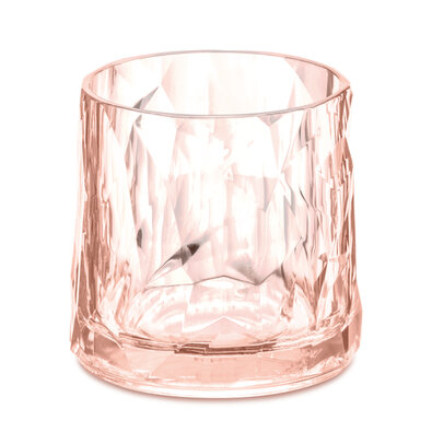 Koziol üvegpohár CLUB No.2, 250 ml, rózsaszín