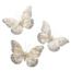 Pillangókészlet csillámmal, 3 db-os, 18 cm