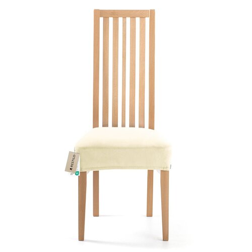 Restilo Husă elastică pentru scaun Sento crem, 40 x 40 + 5 cm