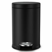 Simplehuman Okrúhly pedálový kôš 4,5 l, čierna