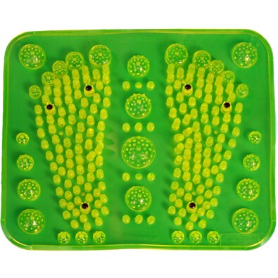 Akupresurna masažna podloga z magneti, zelena