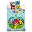 Lenjerie din bumbac pentru copii Angry Birds Fly, 140 x 200 cm, 70 x 80 cm