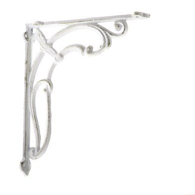 Litinová konzola Nina bela, 2,5 x 20 x 23,5 cm