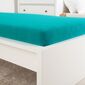 Cearșaf de pat 4Home de frotir Ideal verde turcoaz , 100 x 200 cm