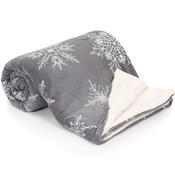 4Home Silent Snowfall gyapjú hatású pléd, 150 x 200 cm