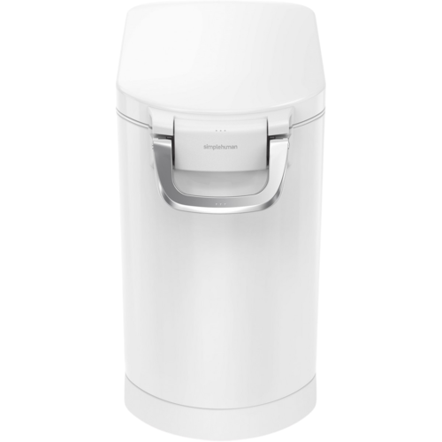 Simplehuman Kontejner na suché krmivo s pojistkou 25 l, bílá