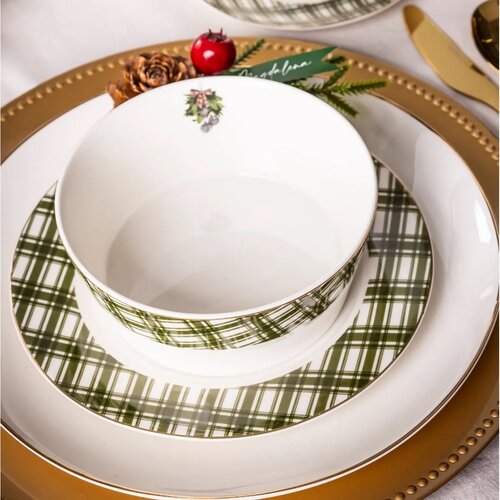 Altom Miska porcelanowa  Christmas Tree 15 cm, 600 ml