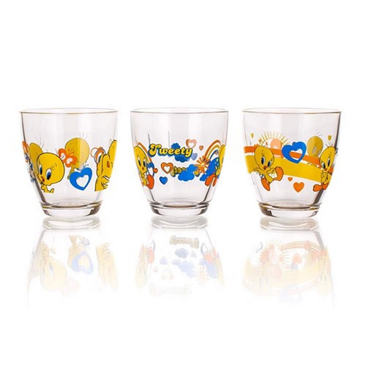 Tweety Sklenice Aqua 3 ks 210 ml