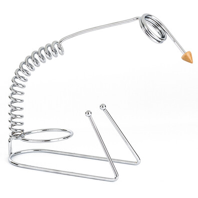 Stojak na wino ze spiralnym uchwytem