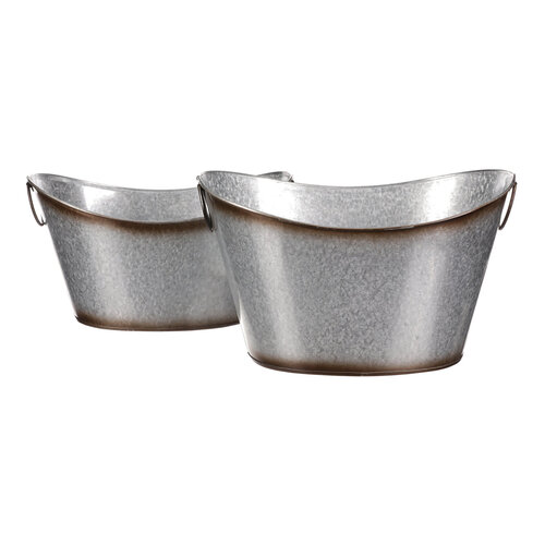 Komplet embalaže za cvetje Rose, 2 kos, 2velikosti, kov