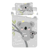 Detské bavlnené obliečky do postieľky Koala sweet dreams baby, 100 x 135 cm, 40 x 60 cm