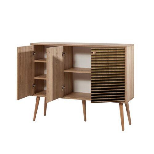 Skříňka Mega Stripes Sonoma Oak