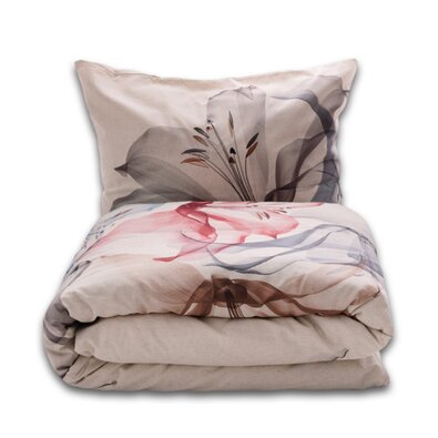 Постільна білизна з суміші бавовни та льону Lilie, 220 x 200 см, 2 шт. 70 x 80 см