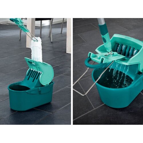 Set găleată Leifheit Profi Compact + Mop Profi +Detergent GRATUIT pentru pardoseli 1 l 55152