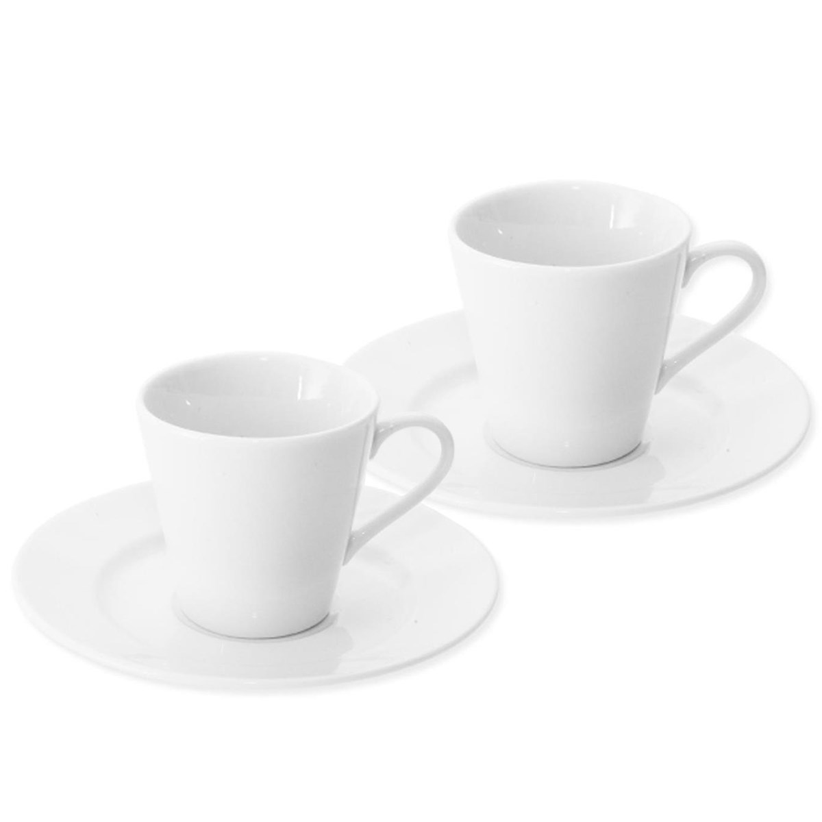 Orion Porcelánová šálka s podšálkou Espresso, 90 ml, 2 ks