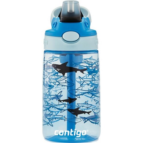 Contigo otroška steklenica Easy Clean 420 ml Modrimorski psi