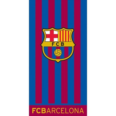 Ręcznik kapielowy FC Barcelona Double Blue, 70 x 140 cm