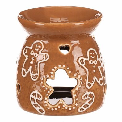 Božična aromatična lampa Perníček, keramika, 11 cm