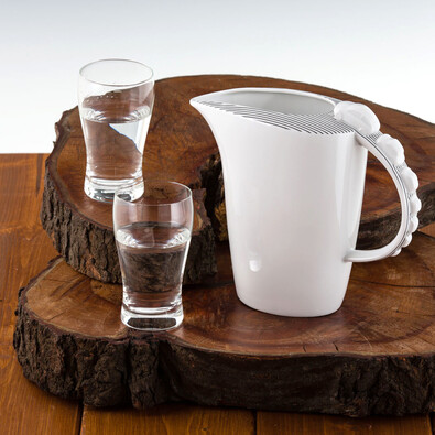 Dzbanek Cars 1 l, zestaw 2 szt. szklanek