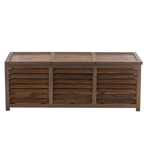 Gartenaufbewahrungsbox, Braun, LADAM