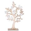 Dřevěná dekorace Kvetoucí strom s ptáčky, 19,5 x 29,5 cm