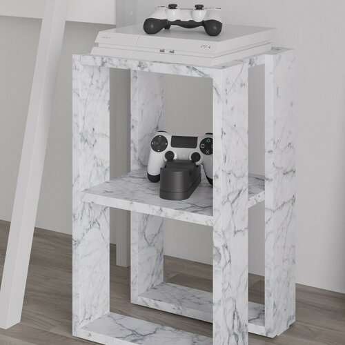 Nočna omarica Lonie Carrara Marble
