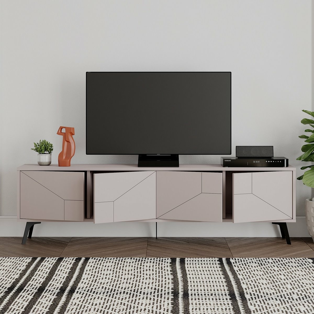 Televízny stolík Dune Light Mocha