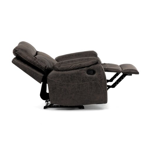 Polohovacie kreslo 4092 COF3, vintage, tmavohnedá