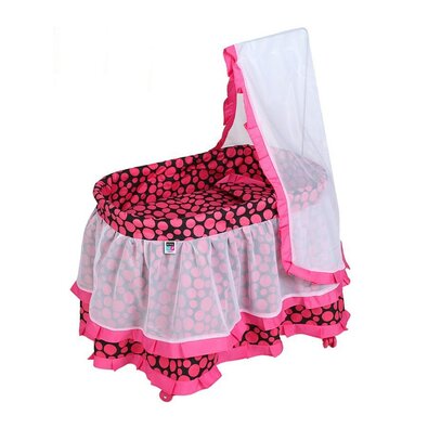 PlayTo Korb für Puppen Nicole, Rosa