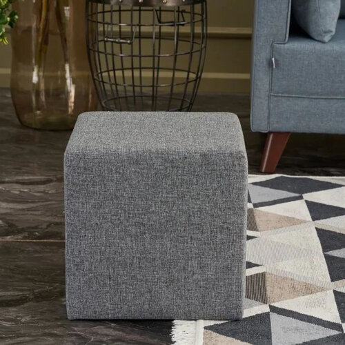 Polsterhocker Kare Puf Grey