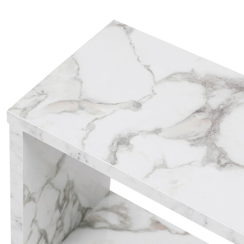 Odkládací stolek Life White Marble