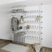 Wenko Set de 2 coșuri din sârmă Herkules, alb